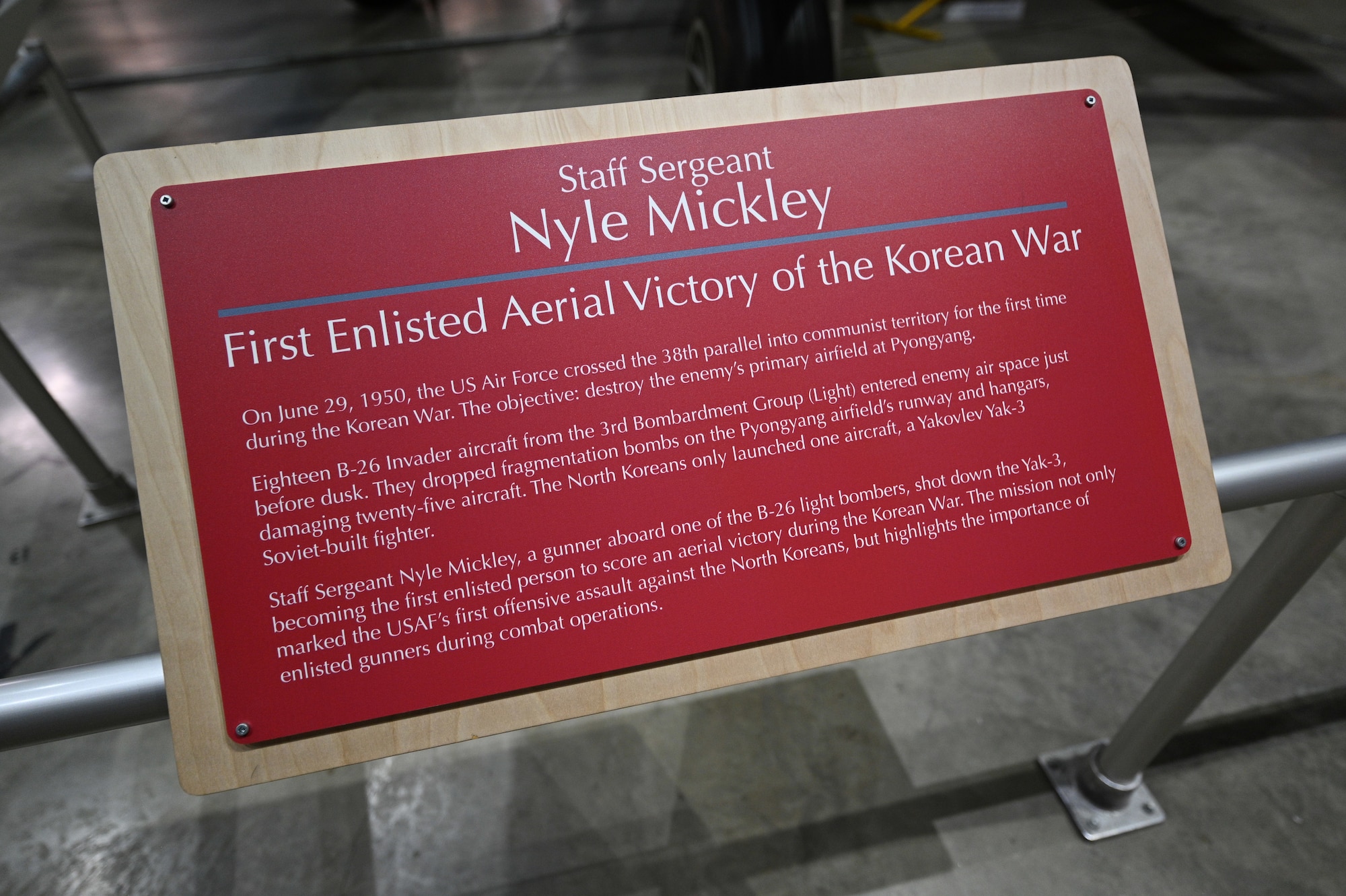 Staff Sergeant Nyle Mickley