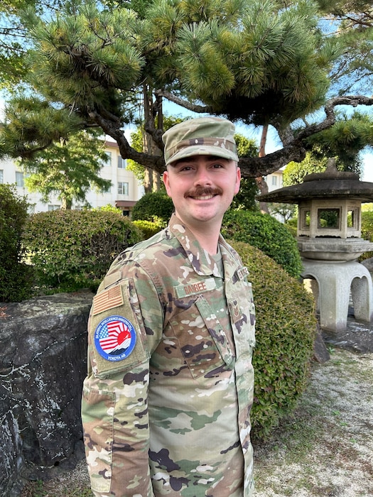 portrait of U.S. Air Force Tech. Sgt. Logan Barbee