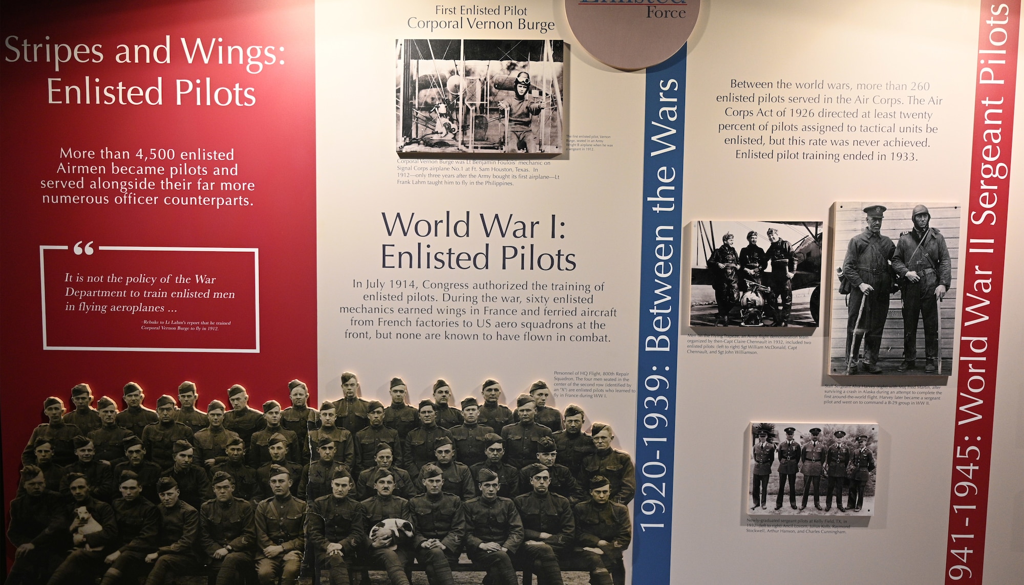 World War I Enlisted Pilots