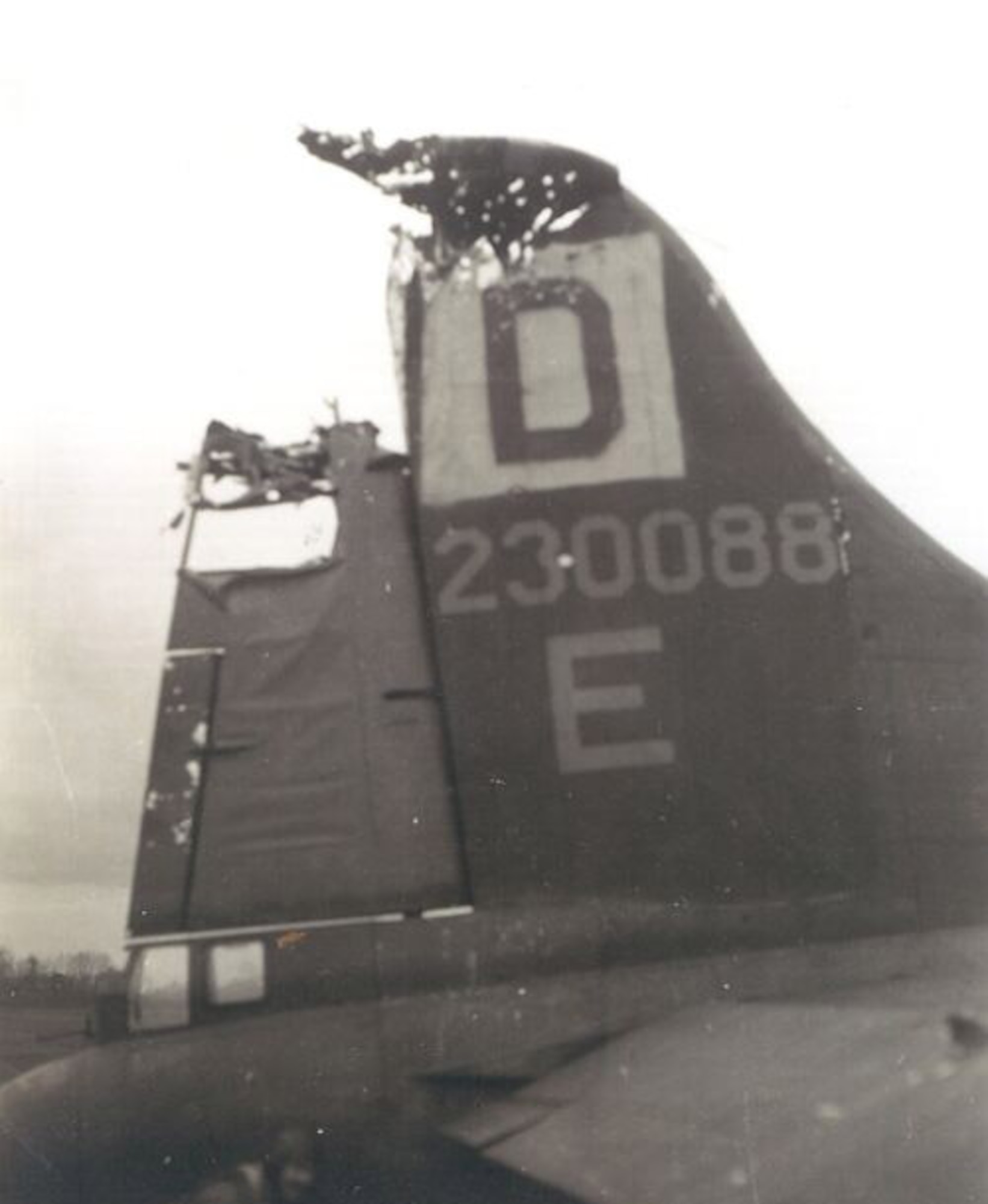 The original World War II B-17 Flying Fortress, “Squawkin Hawk” sports flak damage after a combat mission in 1943. The 100th Air Refueling Wing unveiled new heritage nose art on two of its KC-135 Stratotankers – one of which is “Squawkin Hawk” – during a nose art dedication ceremony at Royal Air Force Mildenhall, England, Oct. 10, 2023. The last nose art was added to the 100th ARW’s fleet of tankers in honor of those who served at Thorpe Abbotts during World War II, many of whom made the ultimate sacrifice. (U.S. Air Force photo by Karen Abeyasekere)