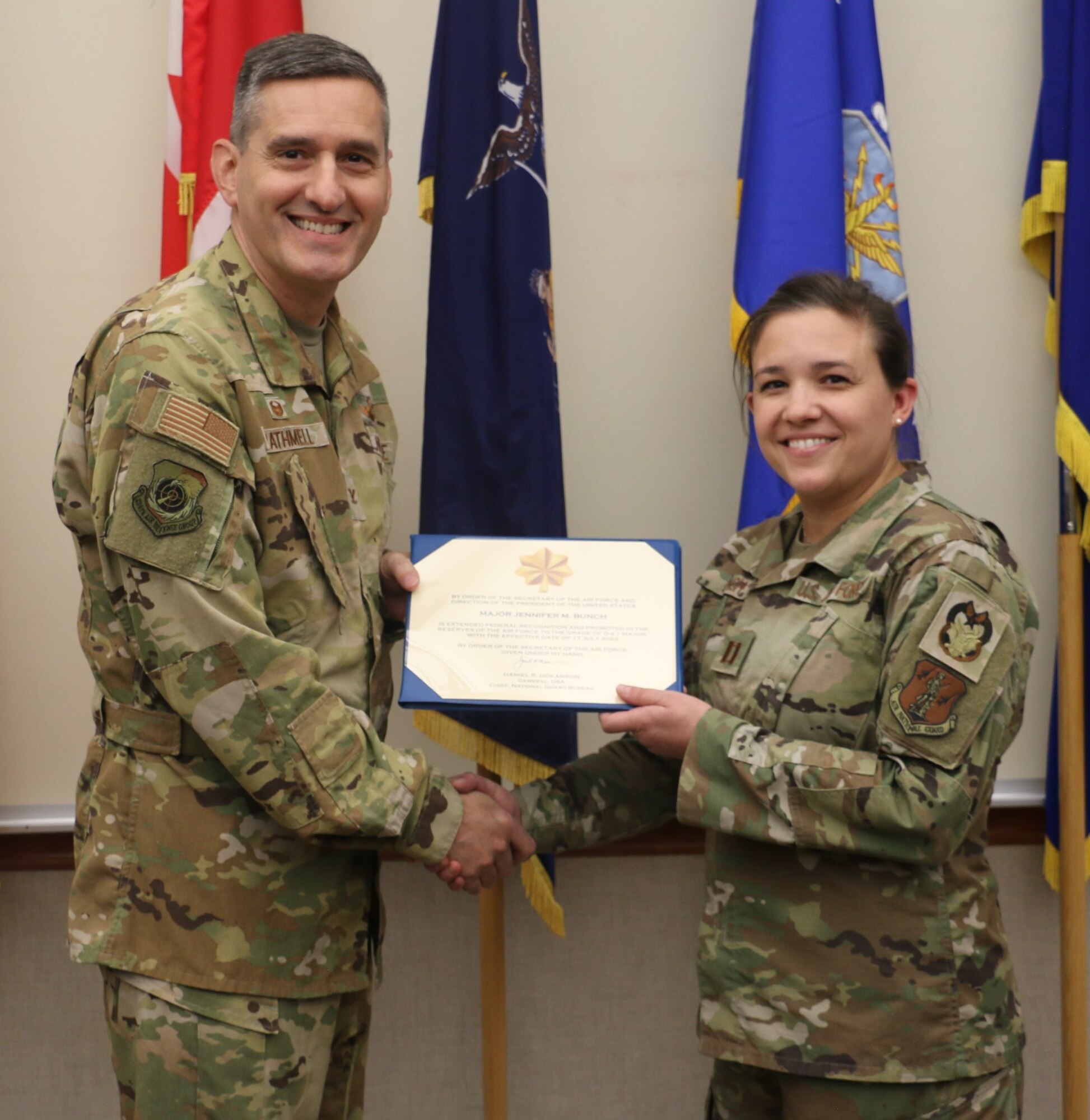 Captain promoted to Major