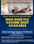 High Dose Flu Vaccine for Seniors