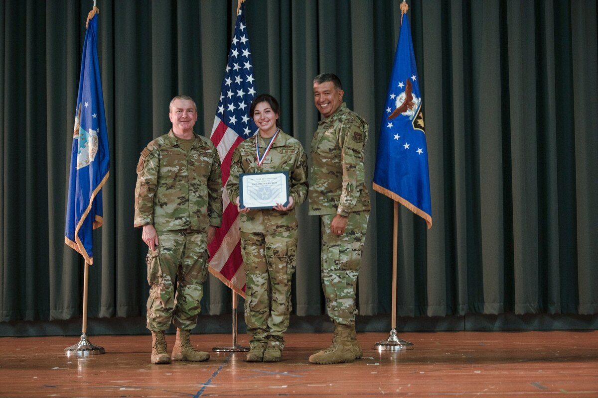 Members of the 349th Air Mobility Wing gathered to celebrate the achievement of it's members who recently achieved the rank of Non-Commissioned Officer or Senior Non-Commissioned Officer.