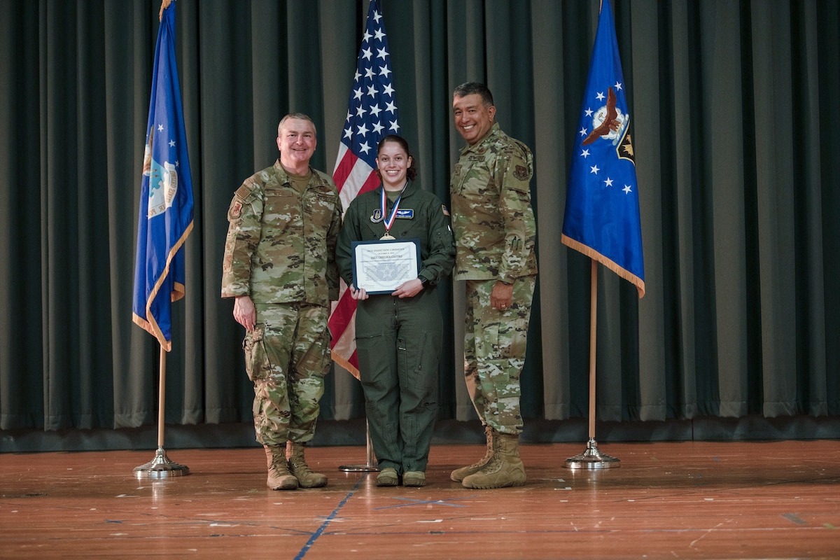 Members of the 349th Air Mobility Wing gathered to celebrate the achievement of it's members who recently achieved the rank of Non-Commissioned Officer or Senior Non-Commissioned Officer.