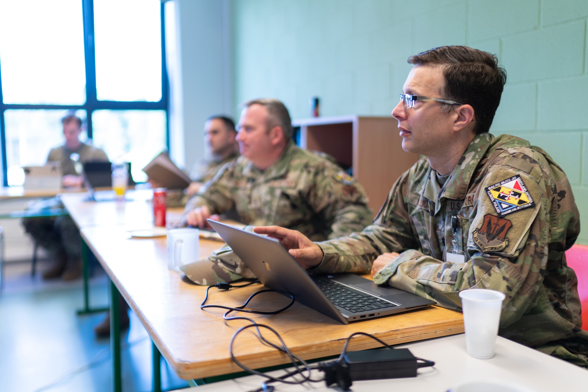 The Maryland Air National Guard partnered with Estonia’s Cyber Command to host exercise Baltic Blitz 23 Sept. 17-20, 2023, at Ämari Air Base, Harijumaa, Estonia. About 30 Airmen from the 175th Wing, two soldiers from the Illinois Army National Guard, 12 service members from Poland, and 30 Estonians participated in the cyber exercise.