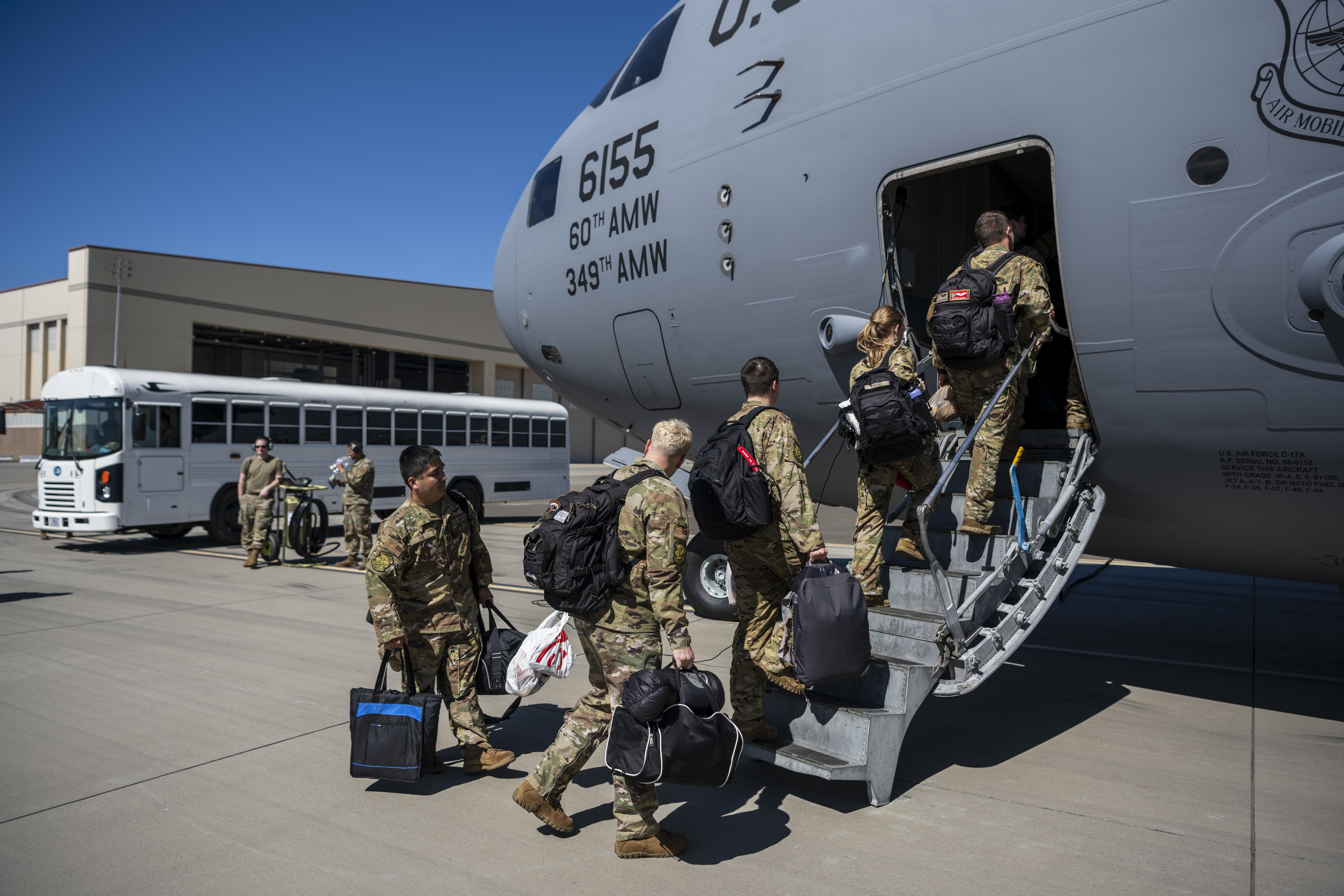 First AFFORGEN deployers leave from Travis AFB > Travis Air Force