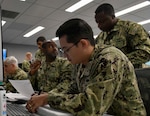 Navy Reserve Sailors participate in exercise Citadel Pacific (CP) 23 in August 2023.