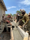 NMCB-133 construction at a local school in Nutekpor, Ghana.