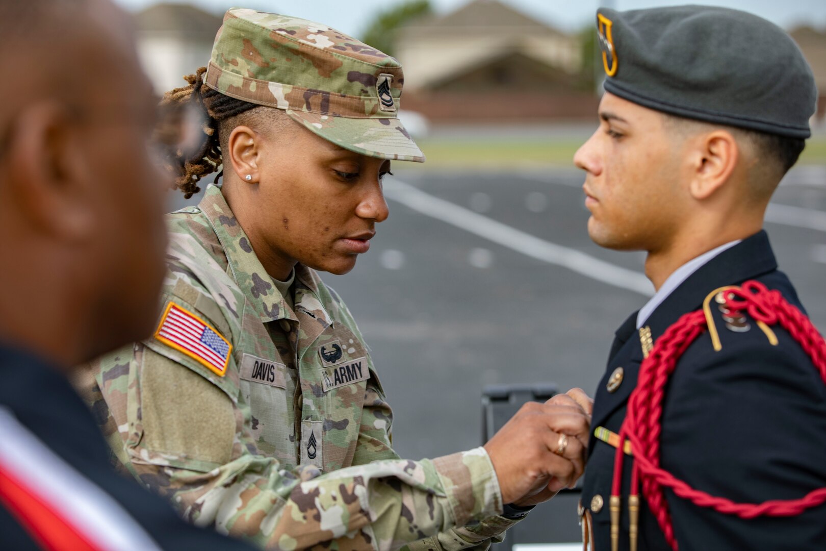 ARSOUTH, ARNORTH, and 410th CSB NCOs support local JROTC during drill ...