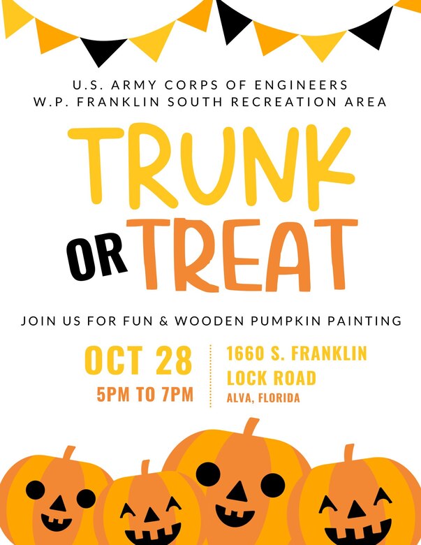 Trunk or Treat at W.P. Franklin South Recreation Area