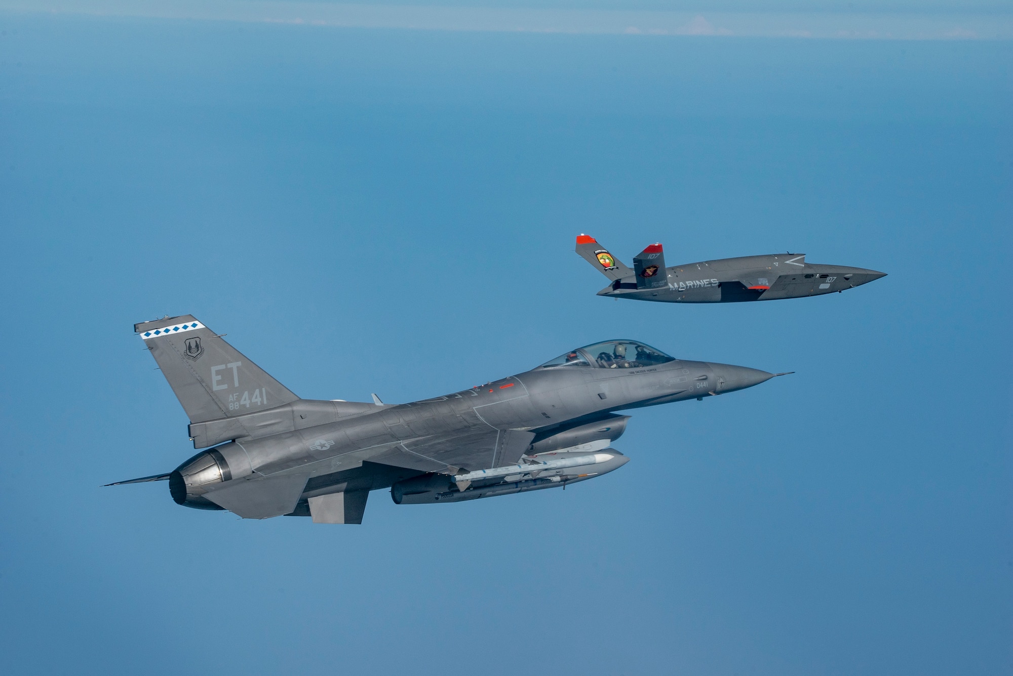 XQ-58 and F-16