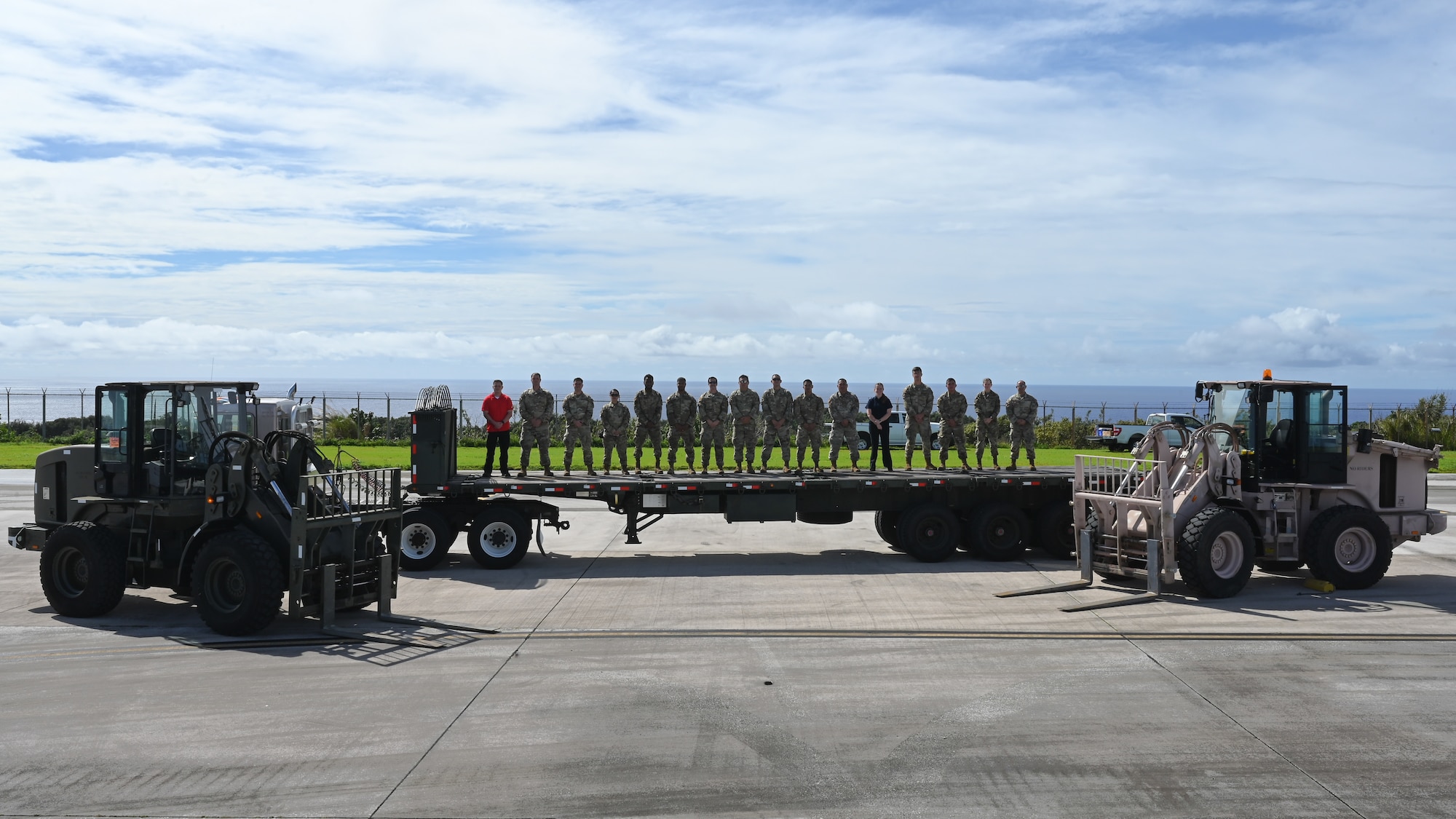 Volunteers pose for a photo at Andersen Air
Force Base, Guam, Oct. 5, 2023.