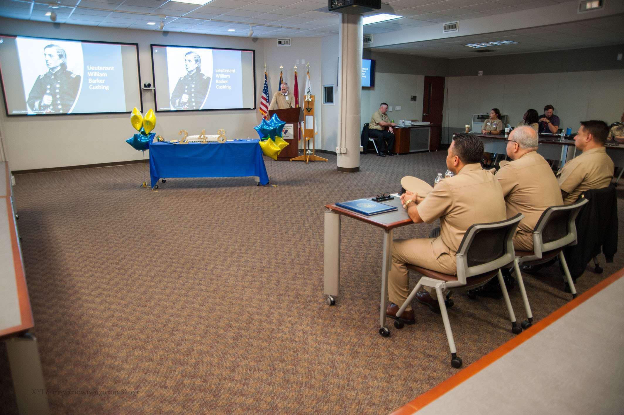 Members of the workforce gathered in Hampton Roads, Charleston, and NOLA to commemorate the Navy's 248 years on Friday, 13 October 2023.