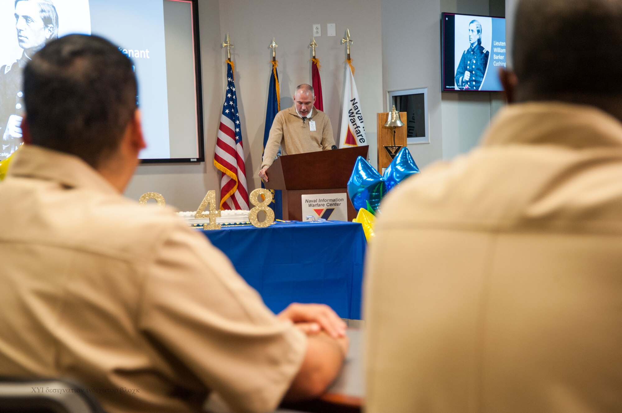 Members of the workforce gathered in Hampton Roads, Charleston, and NOLA to commemorate the Navy's 248 years on Friday, 13 October 2023.