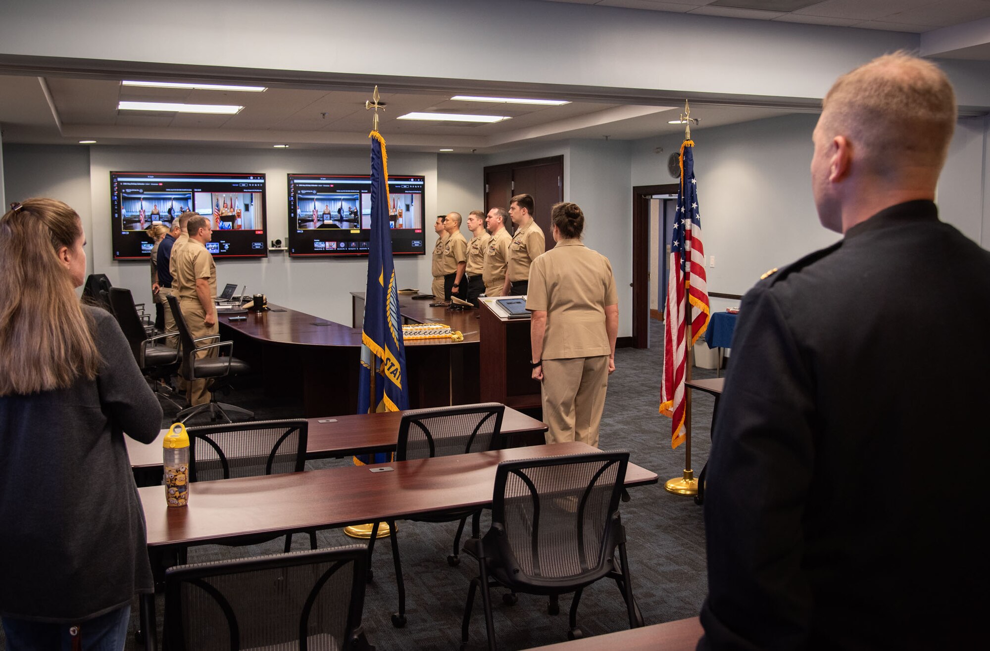 Members of the workforce gathered in Hampton Roads, Charleston, and NOLA to commemorate the Navy's 248 years on Friday, 13 October 2023.