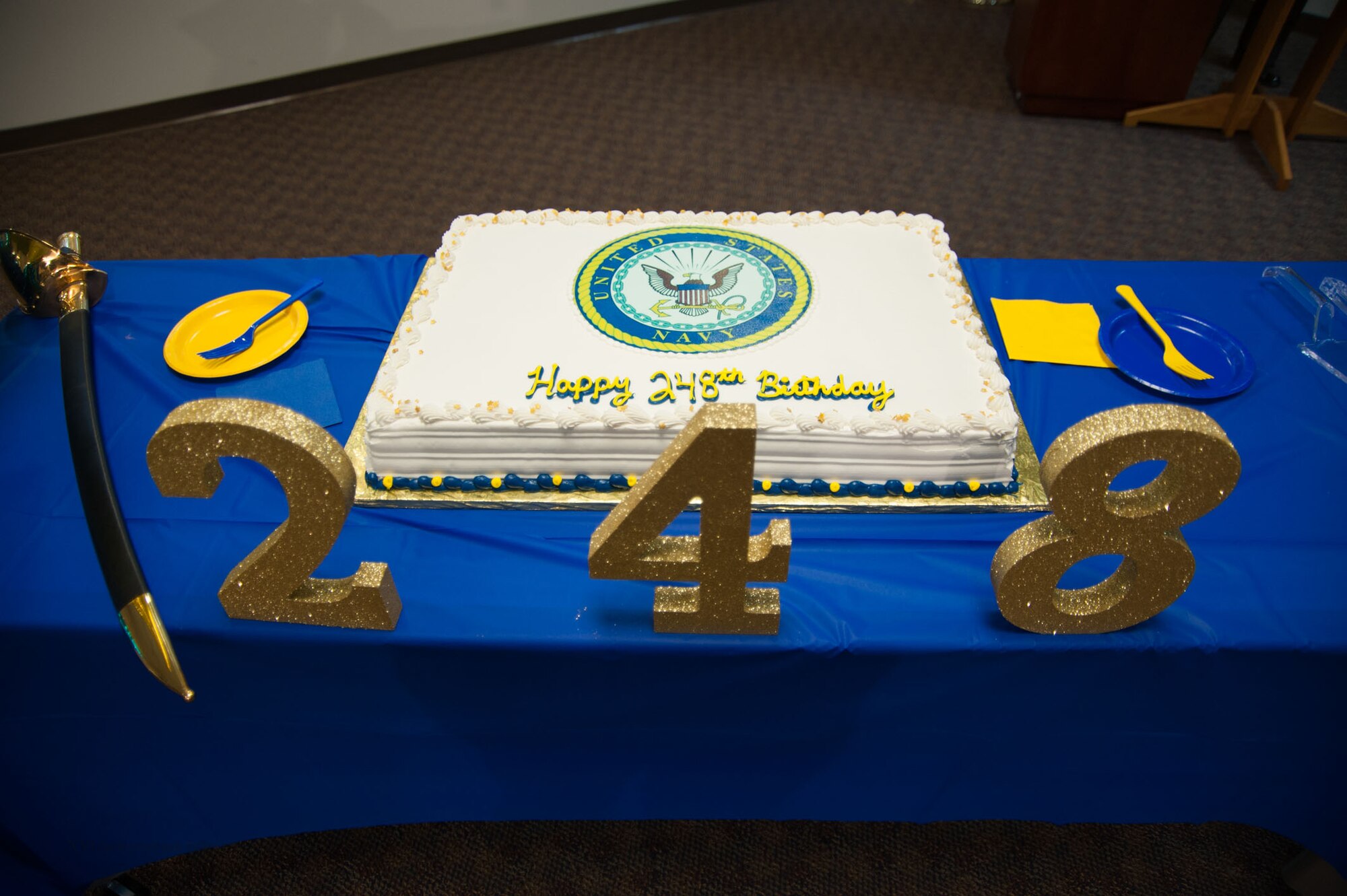 Members of the workforce gathered in Hampton Roads, Charleston, and NOLA to commemorate the Navy's 248 years on Friday, 13 October 2023.