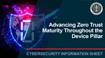 Advancing Zero Trust Maturity Throughout the Device Pillar