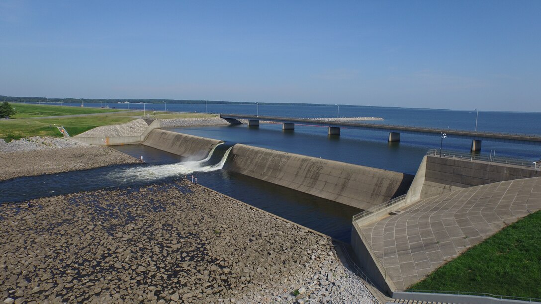 U.S. Army Corps of Engineers Rend Lake Dam located in Southern Illinois