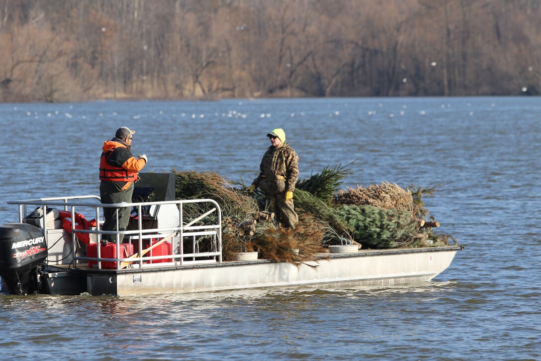 Fisheries Improvements taking place at the U.S. Army Corps of Engineers Rend Lake
