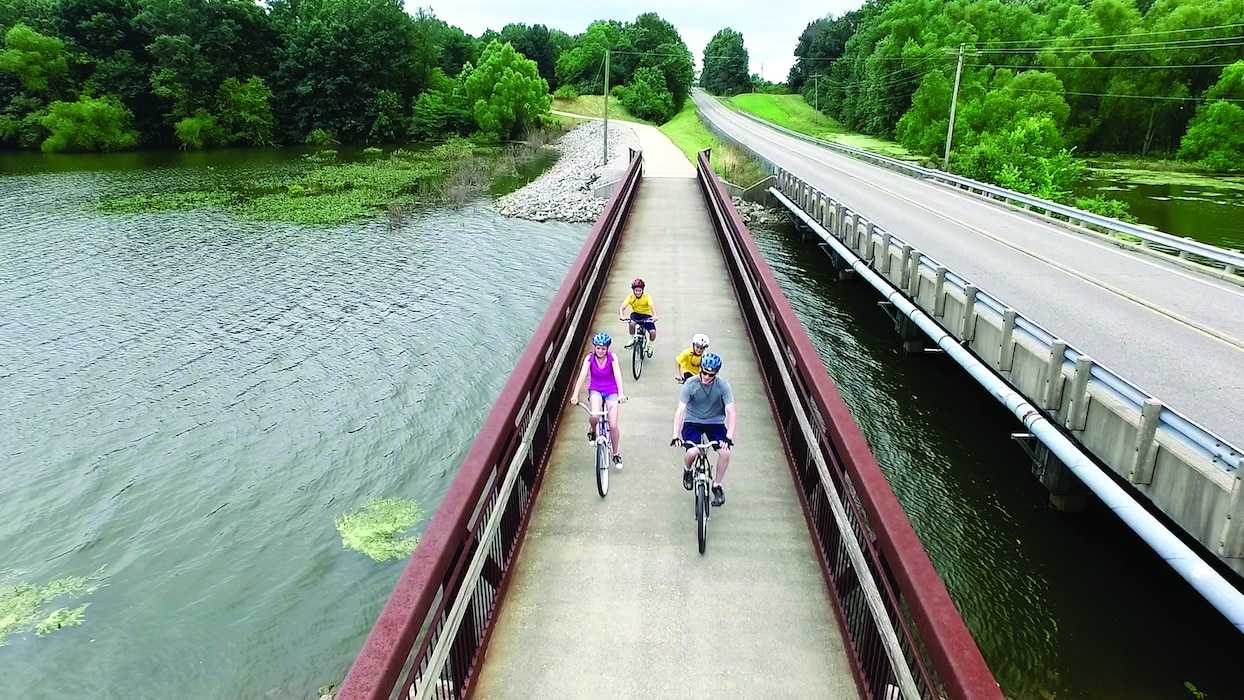 Rend Lake Bike Trail located in Southern Illinois