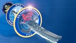 A graphic of .S. Navy Fleet Cyber Command's logos.