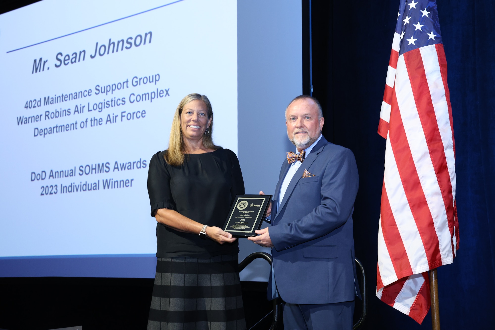 Johnson receives 2023 DoD SOHMS Achievement Award