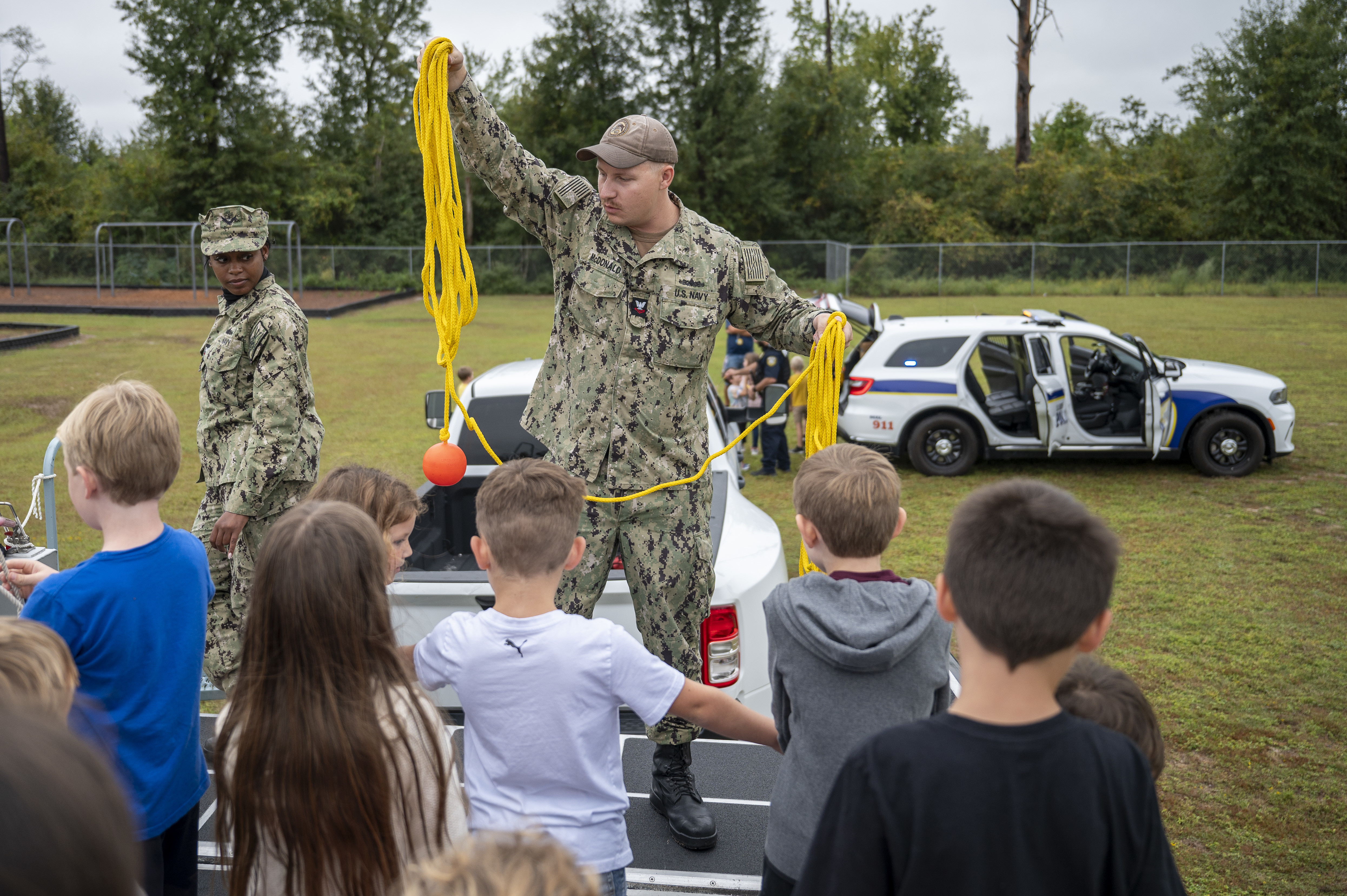 Naval Support Activity Panama City Hosts Touch-A-Truck Event