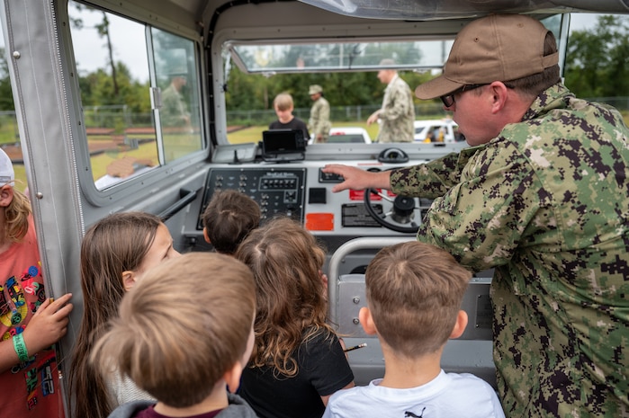 Naval Support Activity Panama City Hosts Touch-A-Truck Event