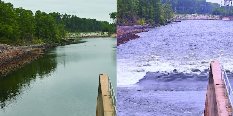 Angelina River below Sam Rayburn Dam