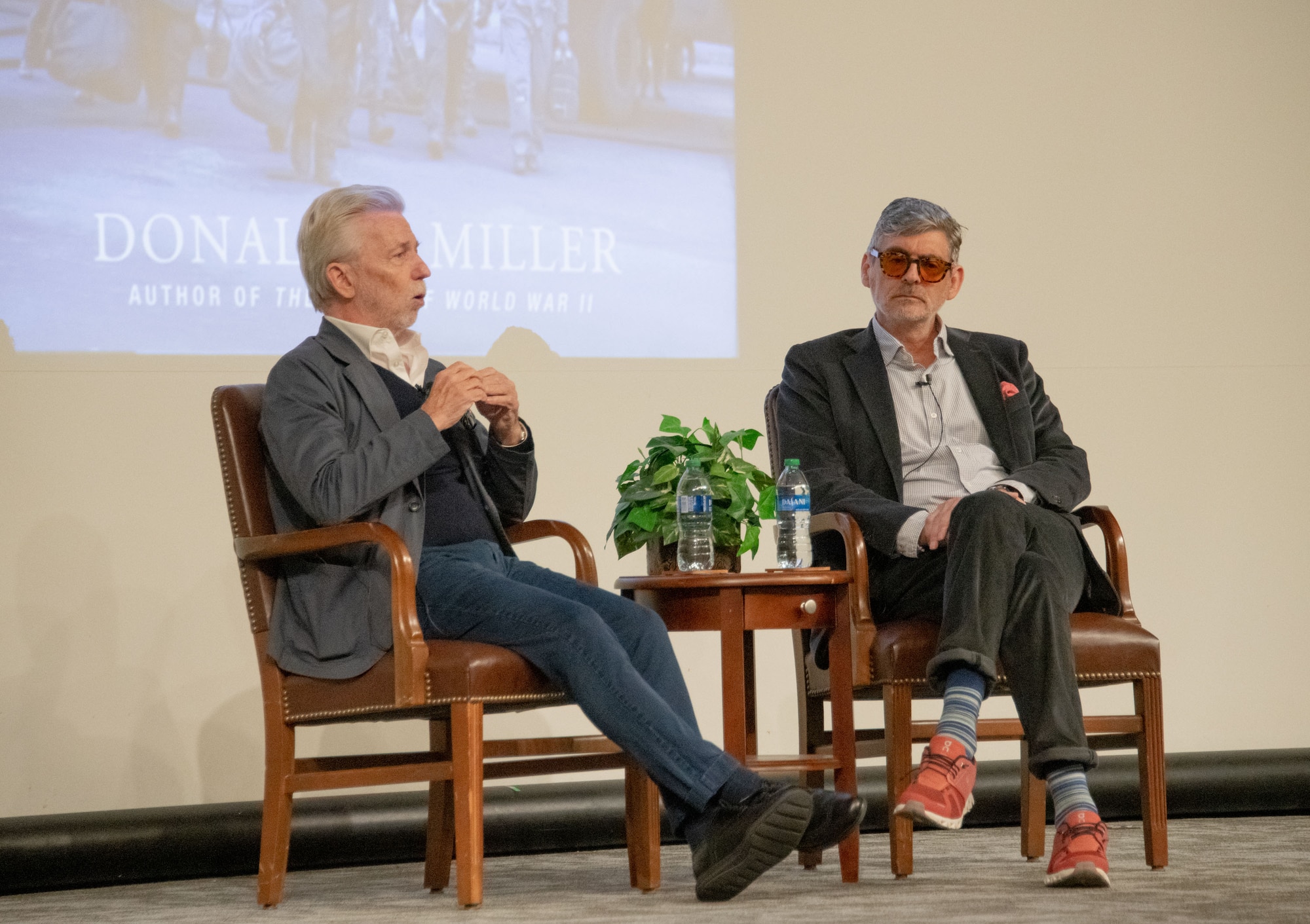 photo Documentarian and senior executive producer Kirk Saduski and screenwriter John Orloff