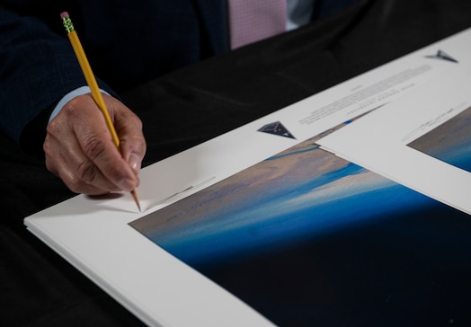  Space Operations Command reveals ‘futuristic’ official painting, Oct. 20, 2023.