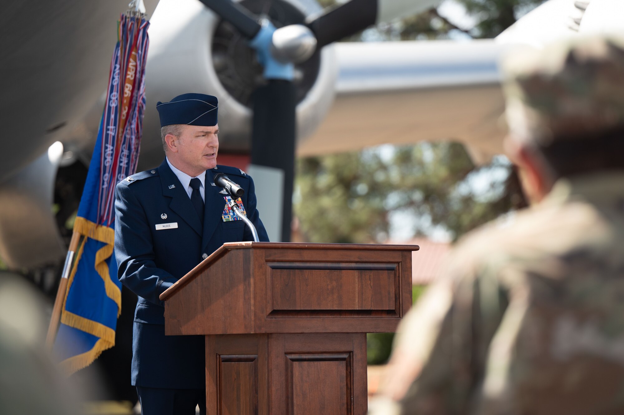 The 349th Air Mobility Wing celebrated it's 80th anniversary,