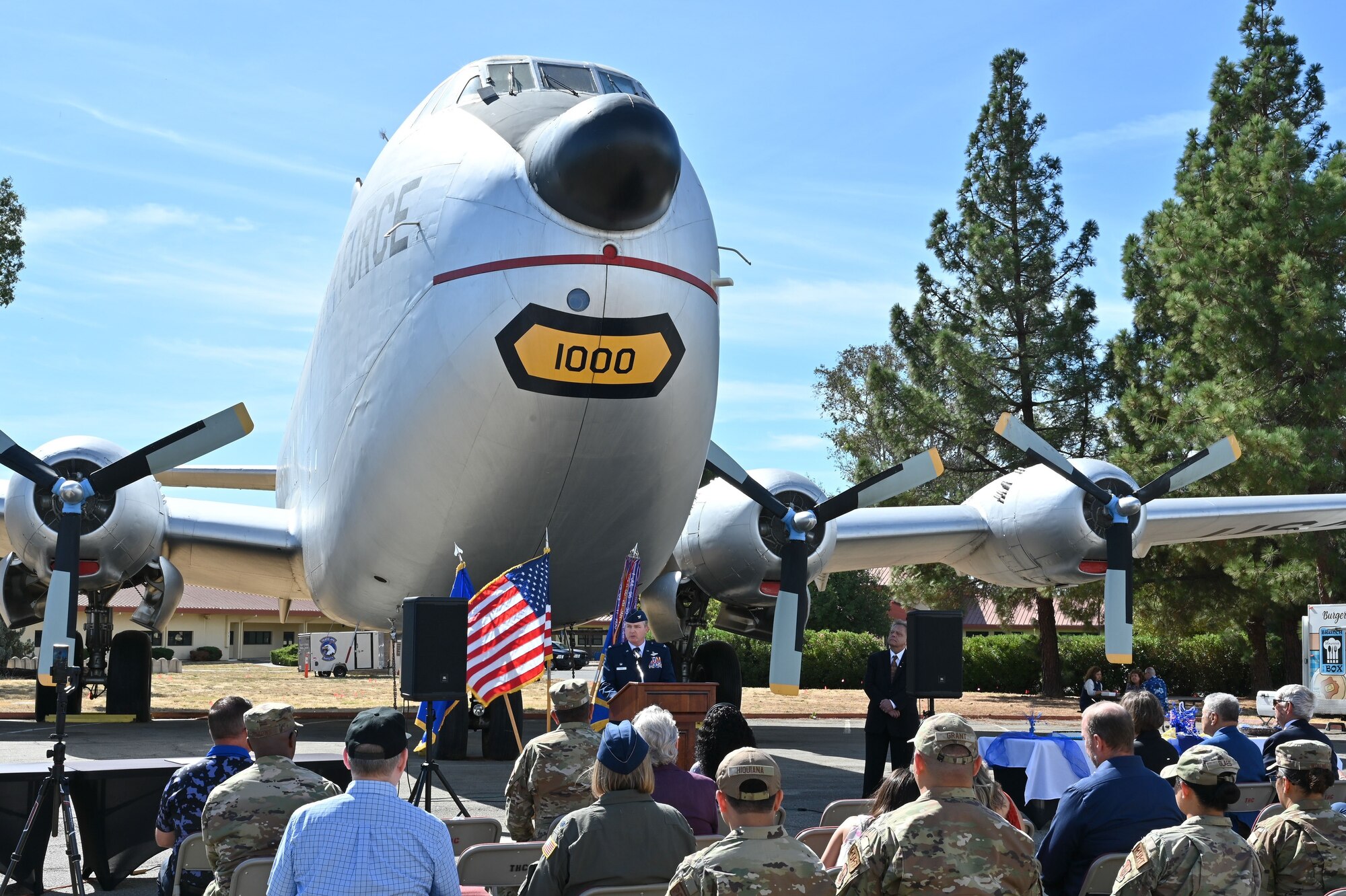 The 349th Air Mobility Wing celebrated it's 80th anniversary,