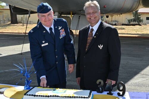 The 349th Air Mobility Wing celebrated it's 80th anniversary,