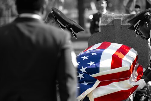 After being missing in action for over 70 years from the Korean War, U.S. Air Force Capt. Delbert D. Draskey was laid to rest with his family by his side, during a ceremony Oct. 17, 2023.