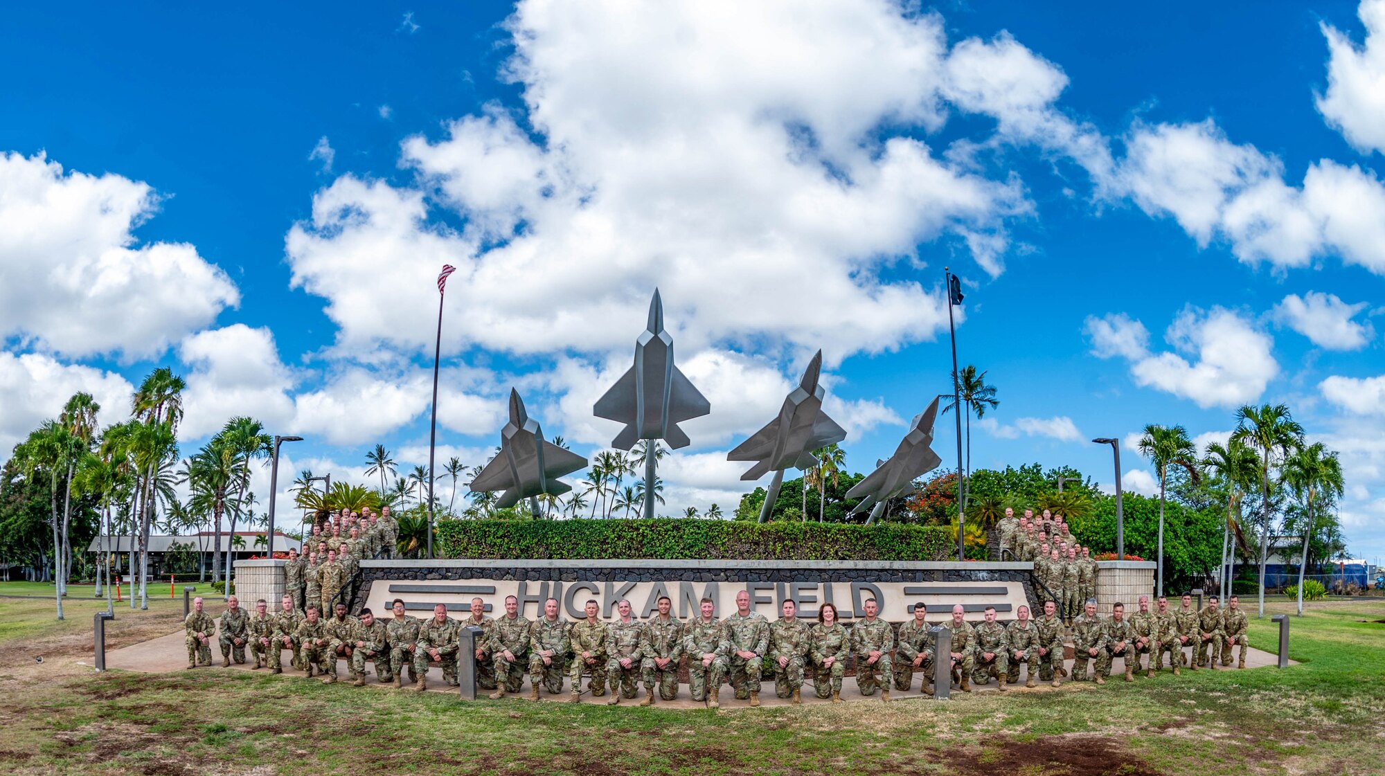 Members of the 134th Civil Engineering Squadron attend a deployment for training at Joint Base Pearl Harbor-Hickam July 17-28, 2023. During the two-week visit they completed professional development training, a variety of hands-on trainings, and multiple projects for improvement of Bellows Air Force Station.