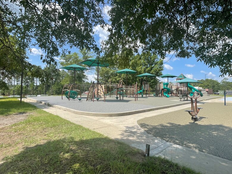 New playground upgrade for military kids at Fort Jackson.