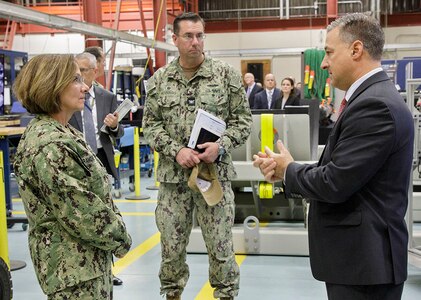 Vice Chief of Naval Operations tours NUWC Division Newport to discuss technology