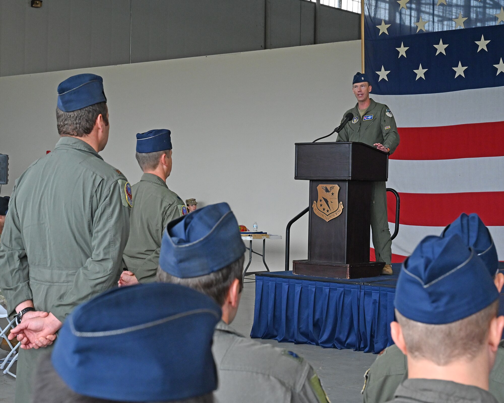 Collins assumes command of 43rd FTS