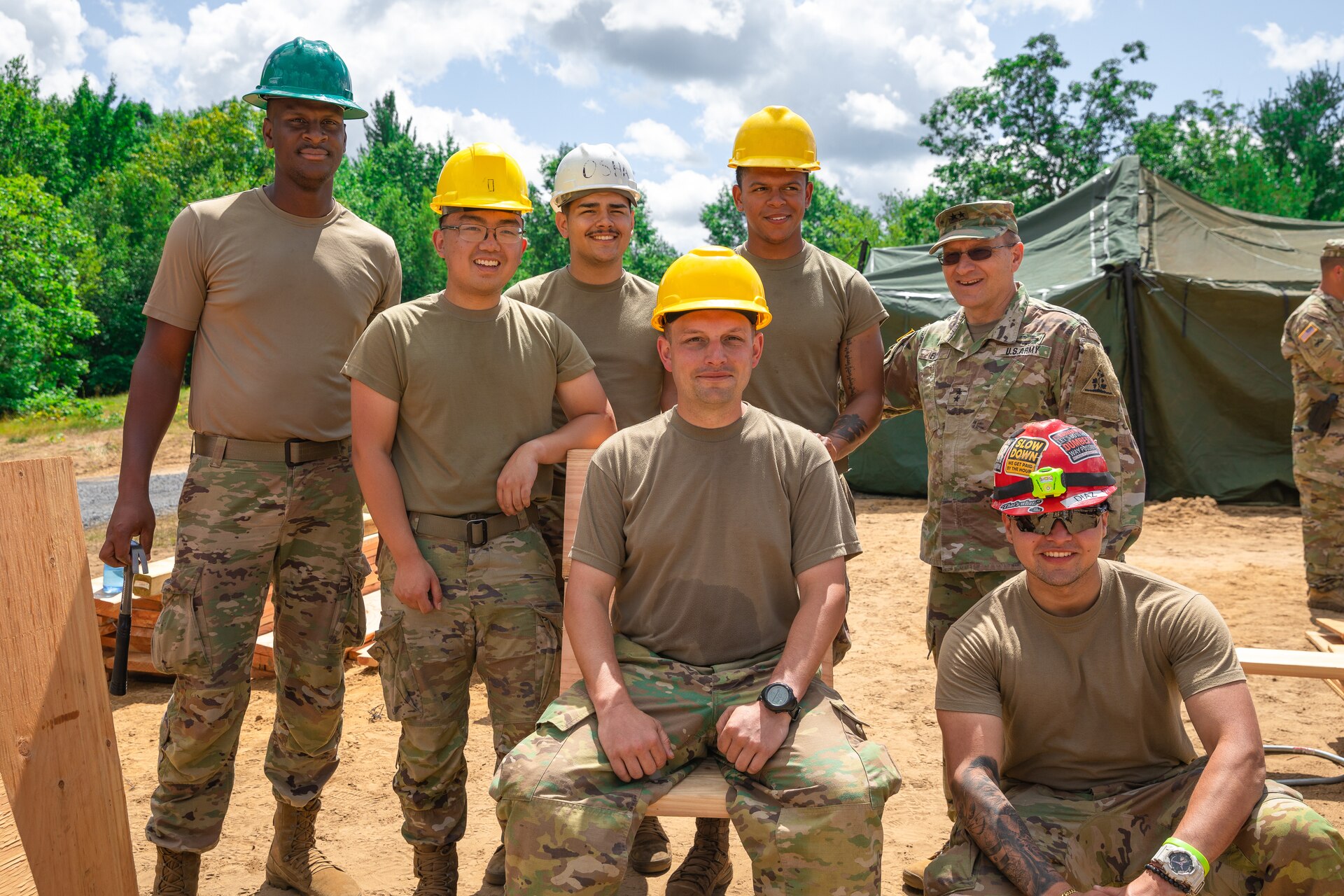 Connecticut National Guard Engineers Build Holding Area for Military Detainees.