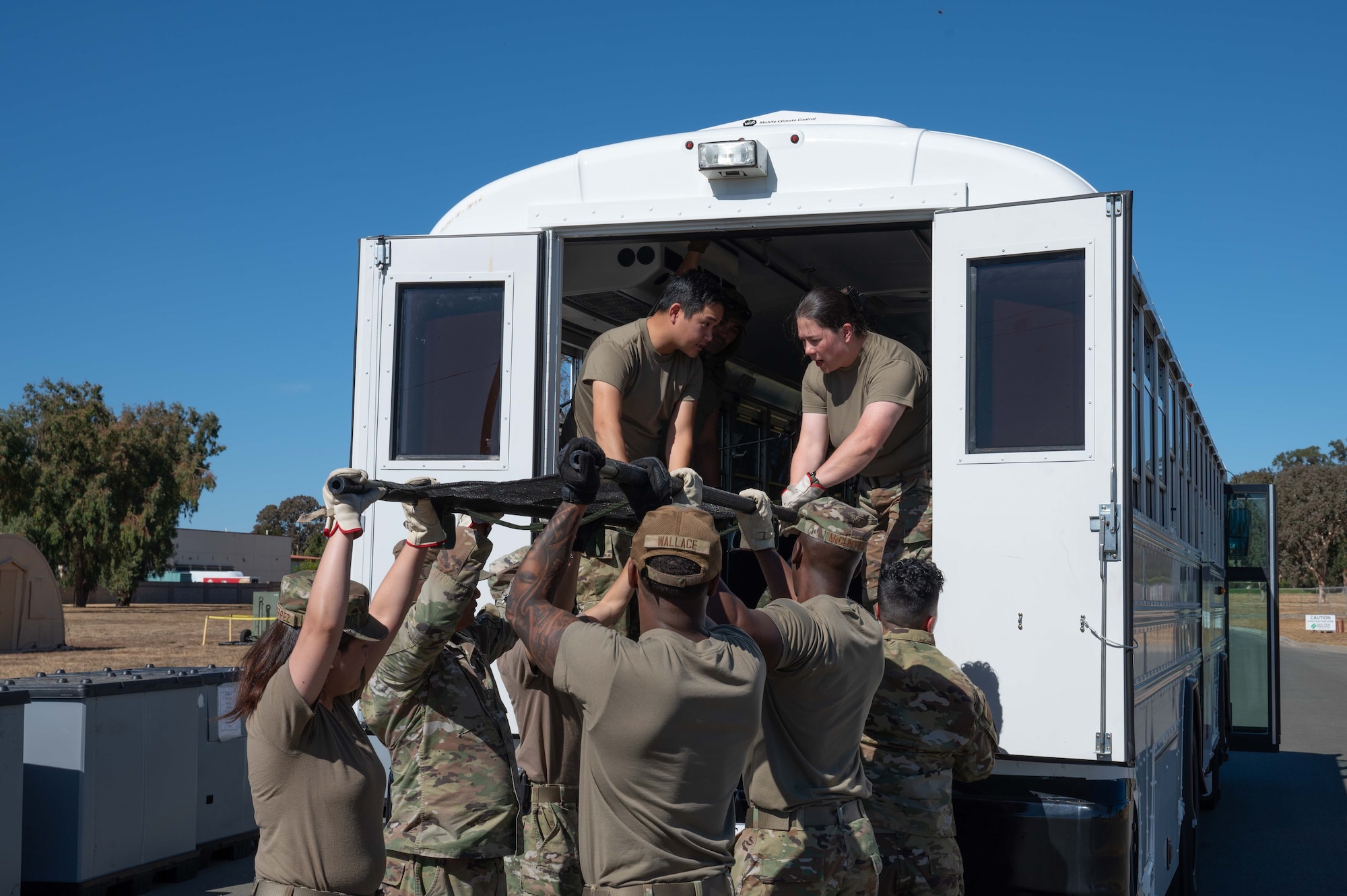 349th Air Mobility Wing and 60th AMW participate in Exercise Golden Gateway and Exercise Nexus Gateway at Travis AFB, California, Oct.17, 2023.