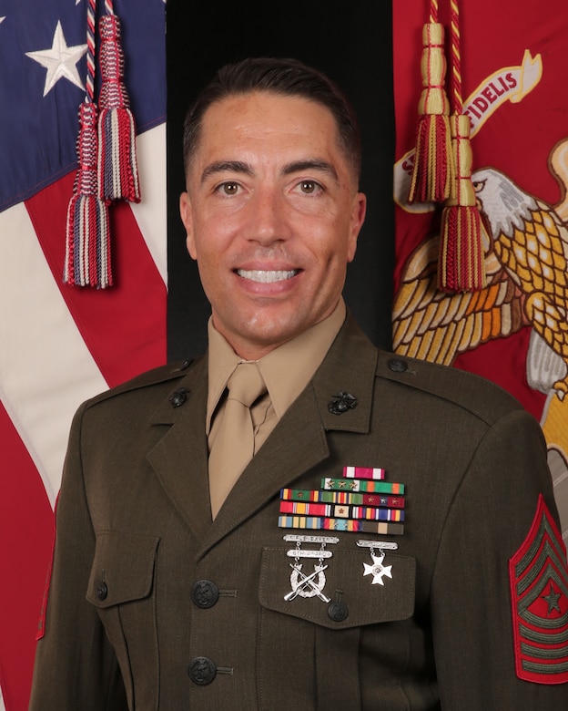Sergeant Major Aaron C. Colling, Marine Corps Cyberspace Warfare Group sergeant major