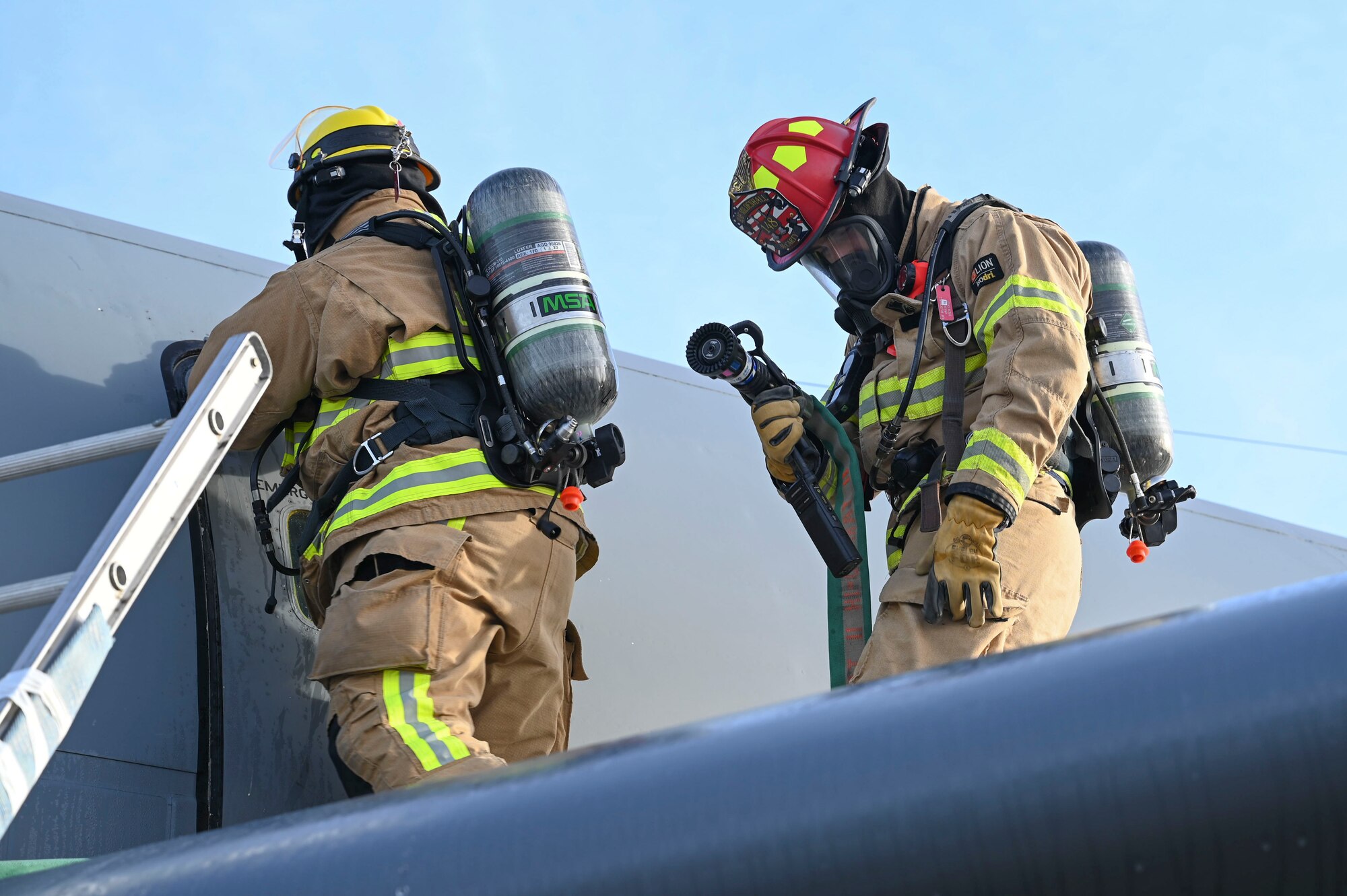 The 100th CES provides fire protection, emergency management and environmental protection to more than 16,000 people  on the installation.