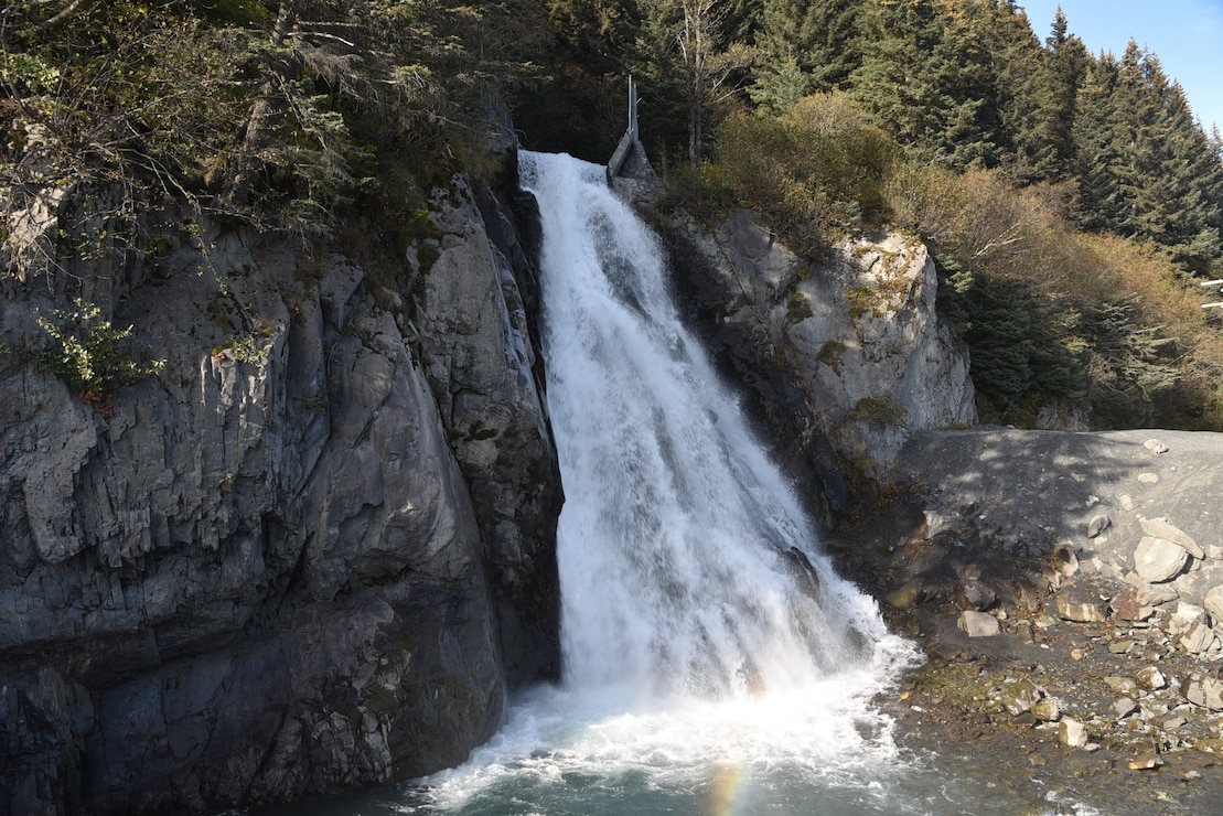 The Lowell Creek Tunnel protects the community of Seward from flooding by diverting the water through a tunnel bored through the mountains above the town.