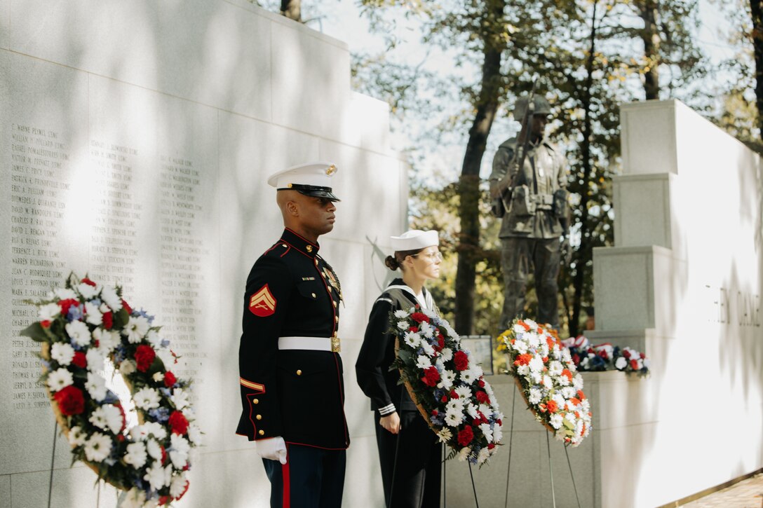 The memorial observance is held annually on October 23 to remember the lives lost in the terrorist attacks at the U.S. Marine Barracks in Beirut, Lebanon and Grenada.