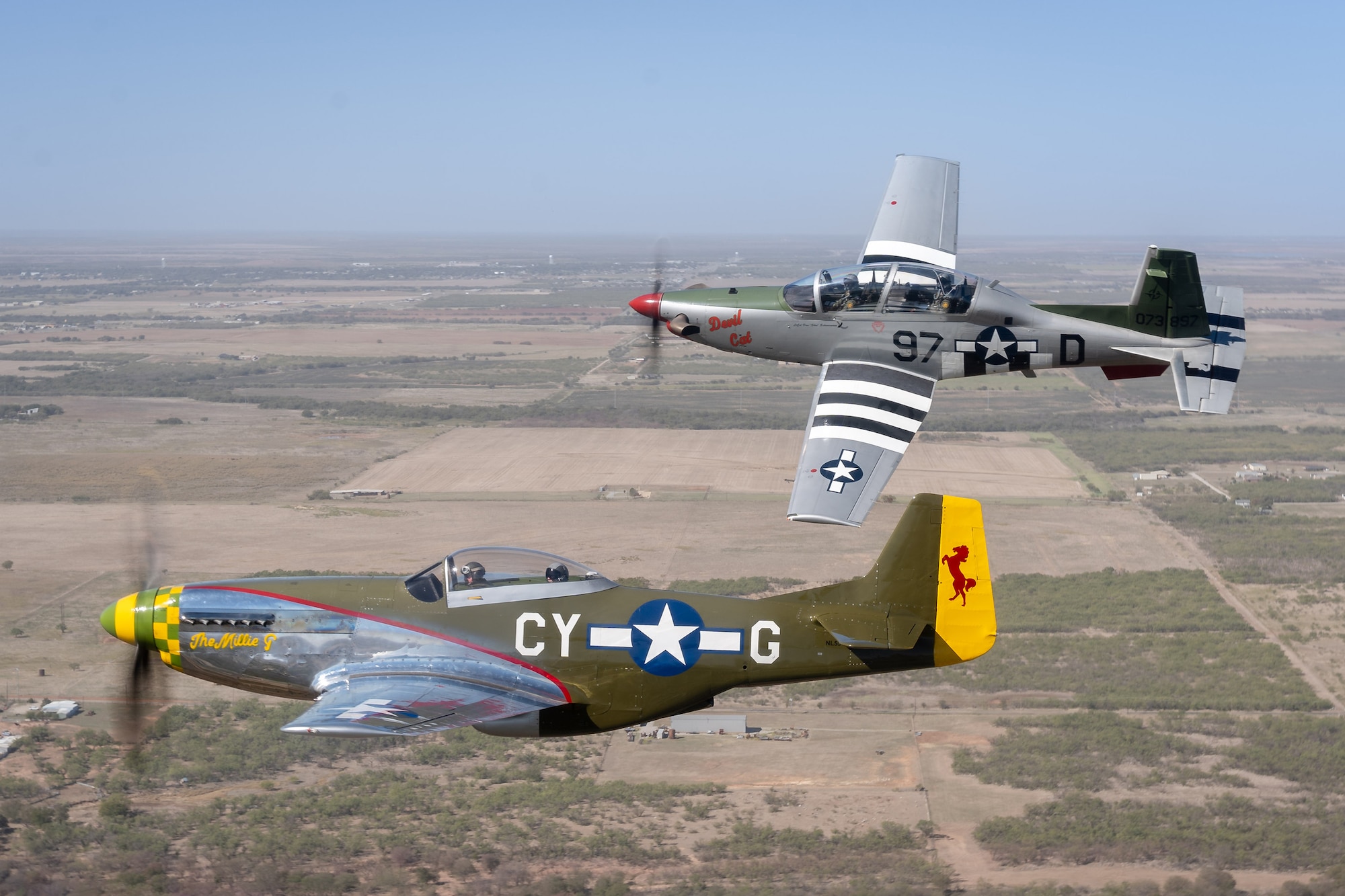 97th FTS 25th Anniversary heritage flight