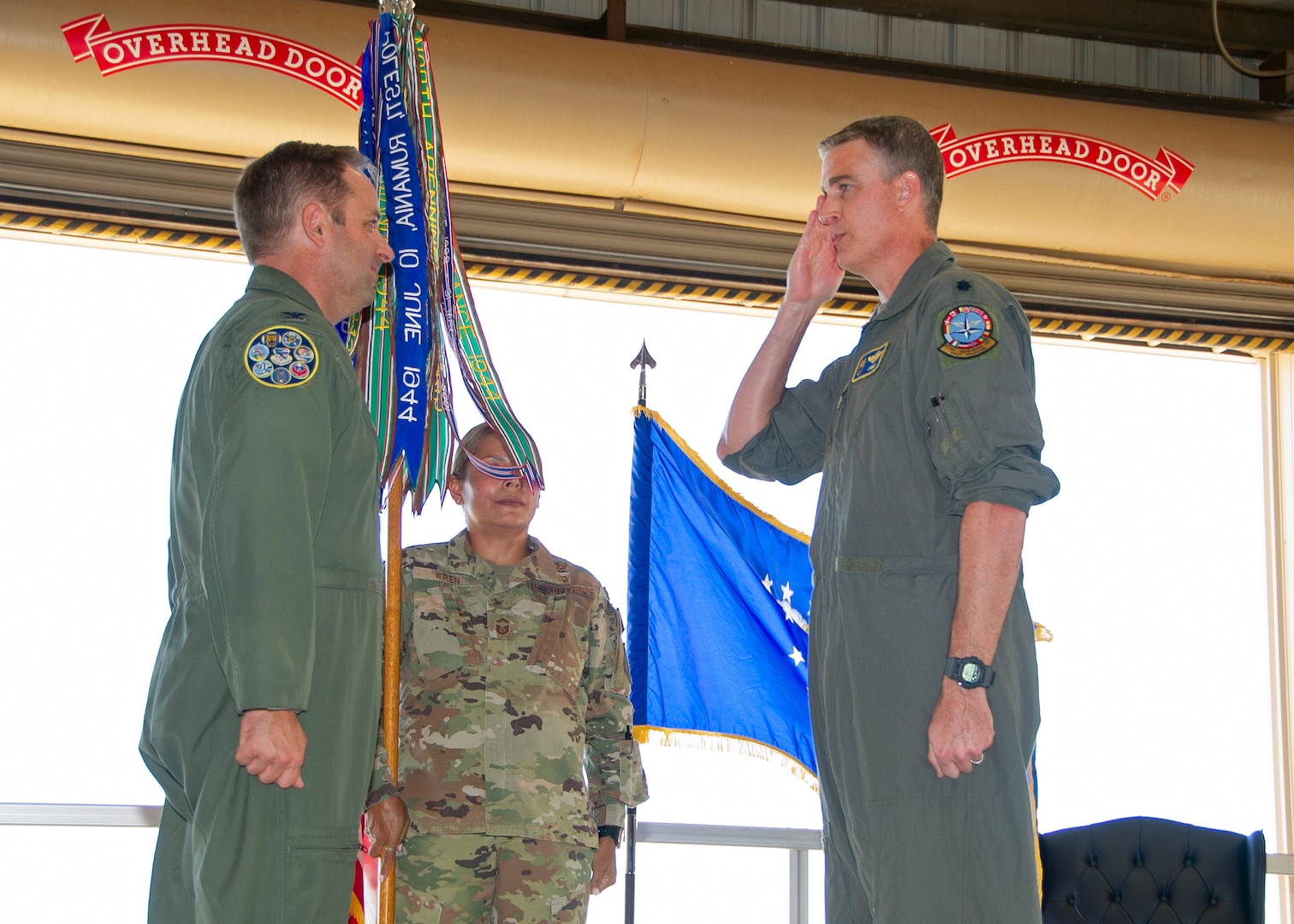 New 97th FTS commander salutes 340th FTG commander