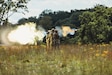 Soldiers with 1st Battalion, 112th Infantry Regiment, 56th Stryker Brigade Combat Team fire the M3 Multi-Role Anti-Armor Anti-Personnel Weapon System during an exercise at Fort Indiantown Gap, Pennsylvania, Aug. 13, 2023. The M3 MAAWS is commonly referred to as the "Carl Gustaf." (U.S. Army National Guard photo by Staff Sgt. Jonathan Campbell)