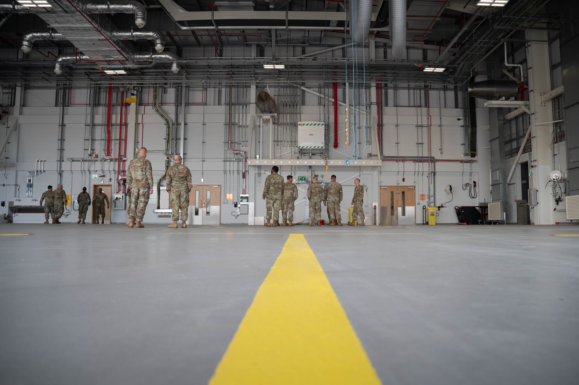 airmen explore new facility