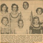 8th grade graduates from the then-called Nellis Air Force Base Dependents School in 1954.